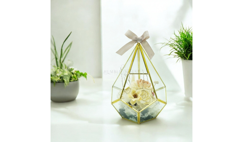 PF0013不規則白金玻璃擴香花盅