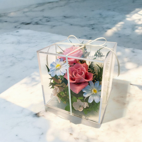 PF0035永生花壓克力禮物盒